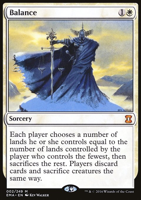 Balance, Eternal Masters #2, Magic: The Gathering card