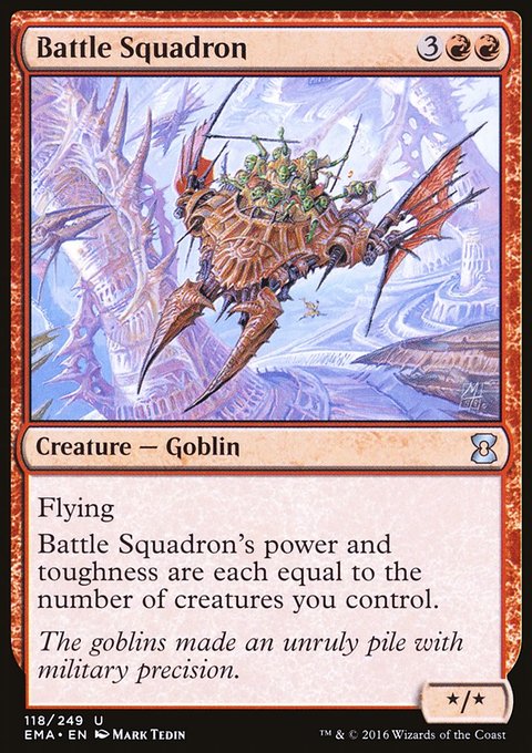 Battle Squadron, Eternal Masters #118, Magic: The Gathering card