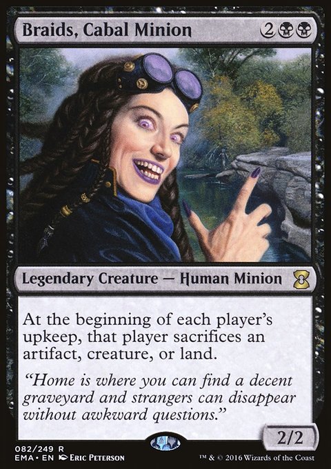 Braids, Cabal Minion, Eternal Masters #82, Magic: The Gathering card