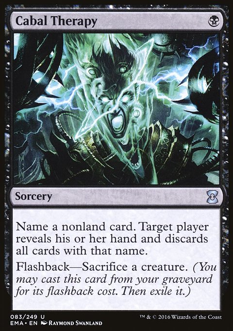 Cabal Therapy, Eternal Masters #83, Magic: The Gathering card