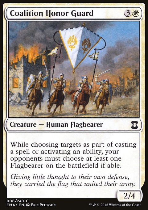 Coalition Honor Guard, Eternal Masters #6, Magic: The Gathering card