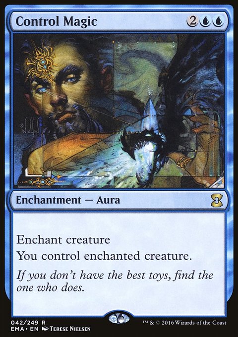 Control Magic, Eternal Masters #42, Magic: The Gathering card