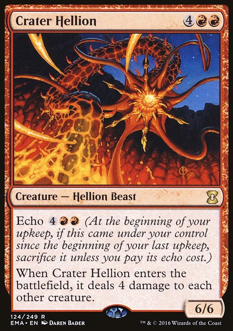 Crater Hellion, Eternal Masters #124, Magic: The Gathering card