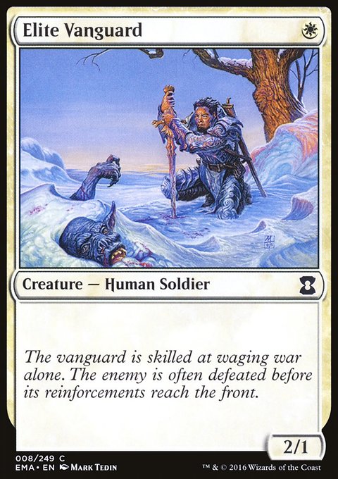 Elite Vanguard, Eternal Masters #8, Magic: The Gathering card