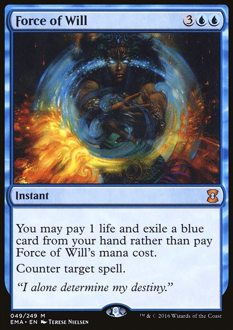 Force of Will, Eternal Masters #49, Magic: The Gathering card