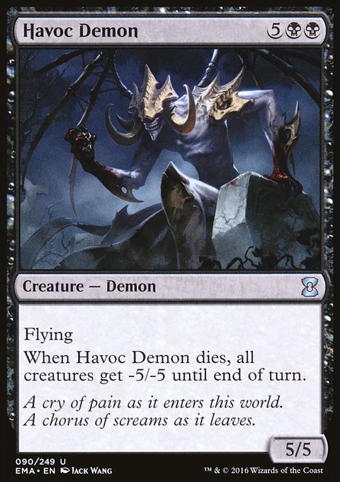 Havoc Demon, Eternal Masters #90, Magic: The Gathering card
