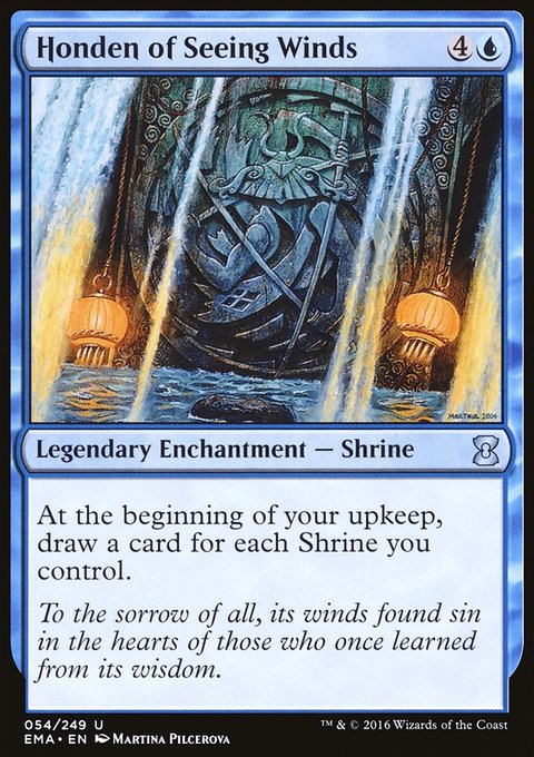 Honden of Seeing Winds, Eternal Masters #54, Magic: The Gathering card