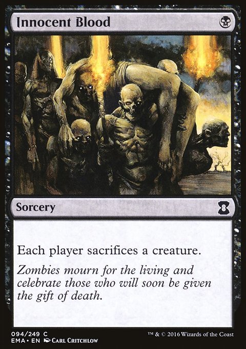 Innocent Blood, Eternal Masters #94, Magic: The Gathering card
