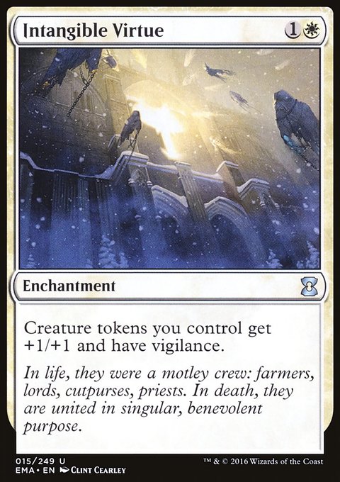 Intangible Virtue, Eternal Masters #15, Magic: The Gathering card