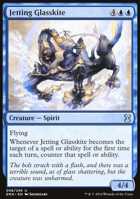 Jetting Glasskite, Eternal Masters #58, Magic: The Gathering card