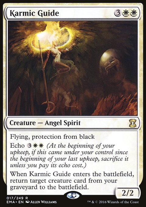 Karmic Guide, Eternal Masters #17, Magic: The Gathering card