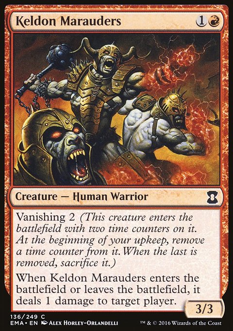 Keldon Marauders, Eternal Masters #136, Magic: The Gathering card