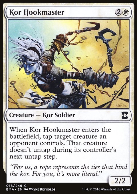 Kor Hookmaster, Eternal Masters #18, Magic: The Gathering card