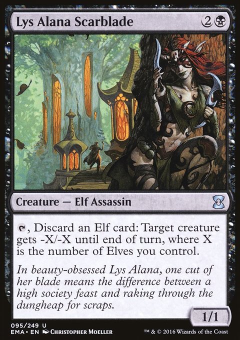 Lys Alana Scarblade, Eternal Masters #95, Magic: The Gathering card