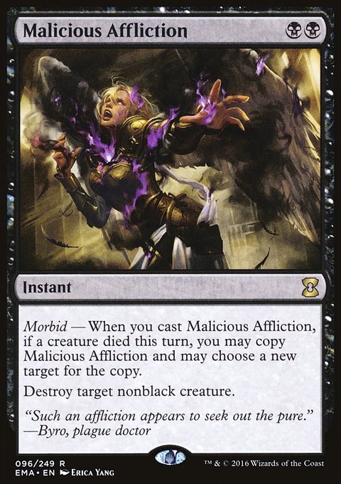 Malicious Affliction, Eternal Masters #96, Magic: The Gathering card