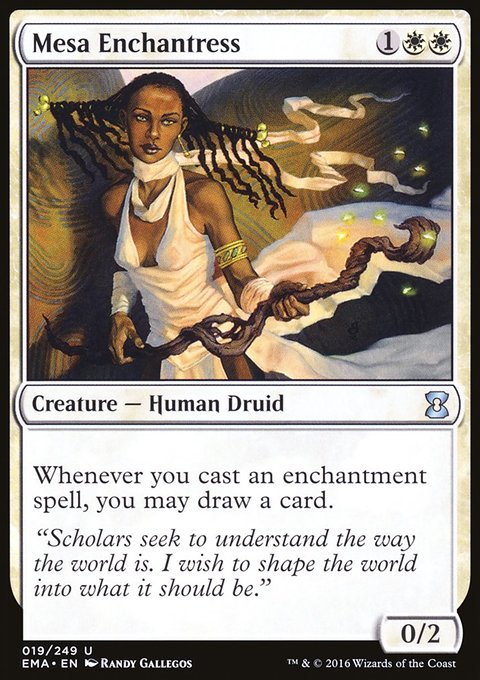 Mesa Enchantress, Eternal Masters #19, Magic: The Gathering card