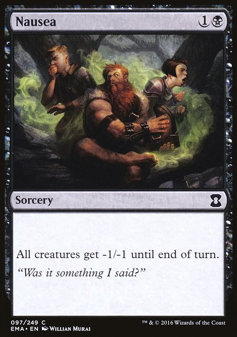 Nausea, Eternal Masters #97, Magic: The Gathering card