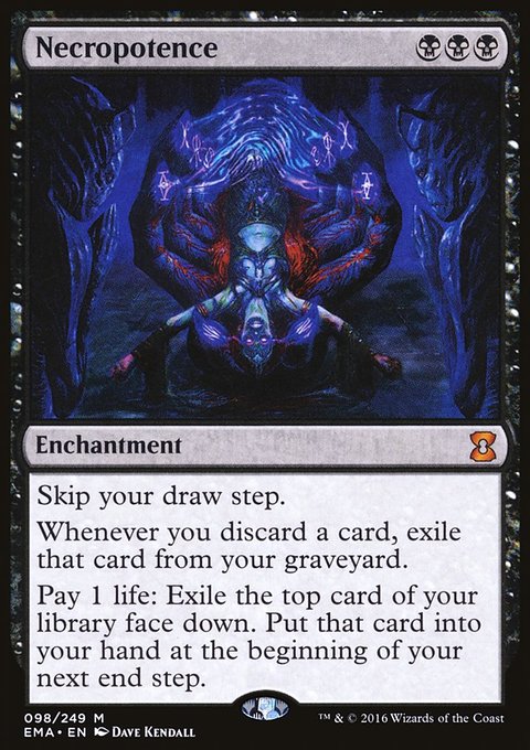 Necropotence, Eternal Masters #98, Magic: The Gathering card
