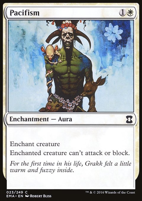 Pacifism, Eternal Masters #23, Magic: The Gathering card
