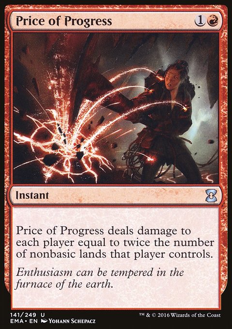 Price of Progress, Eternal Masters #141, Magic: The Gathering card