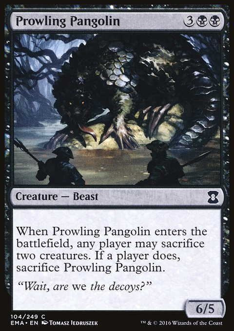 Prowling Pangolin, Eternal Masters #104, Magic: The Gathering card