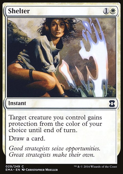 Shelter, Eternal Masters #29, Magic: The Gathering card