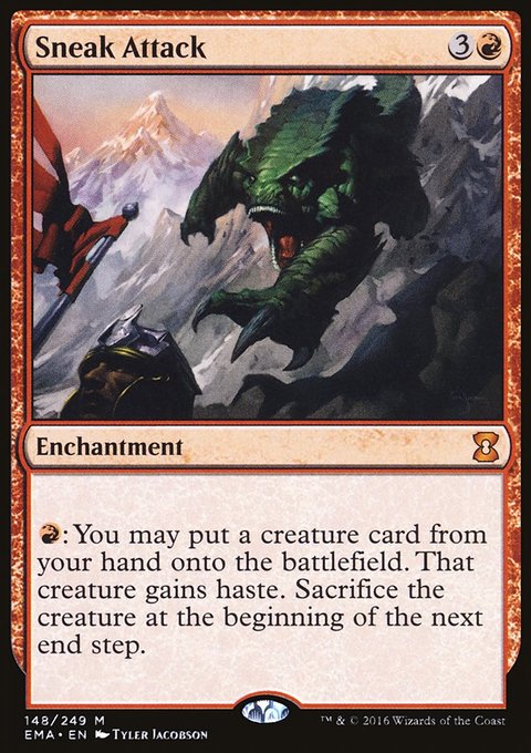 Sneak Attack, Eternal Masters #148, Magic: The Gathering card