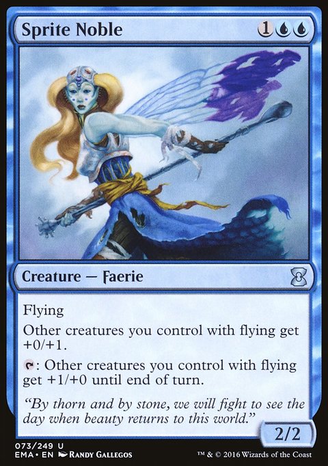 Sprite Noble, Eternal Masters #73, Magic: The Gathering card
