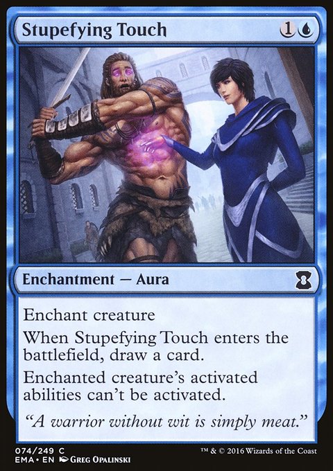 Stupefying Touch, Eternal Masters #74, Magic: The Gathering card