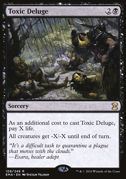 Toxic Deluge, Eternal Masters #108, Magic: The Gathering card