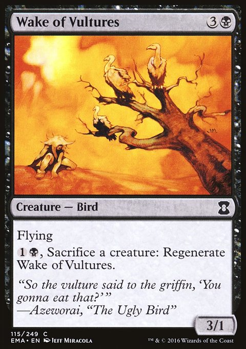 Wake of Vultures, Eternal Masters #115, Magic: The Gathering card