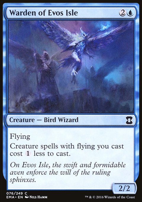 Warden of Evos Isle, Eternal Masters #76, Magic: The Gathering card