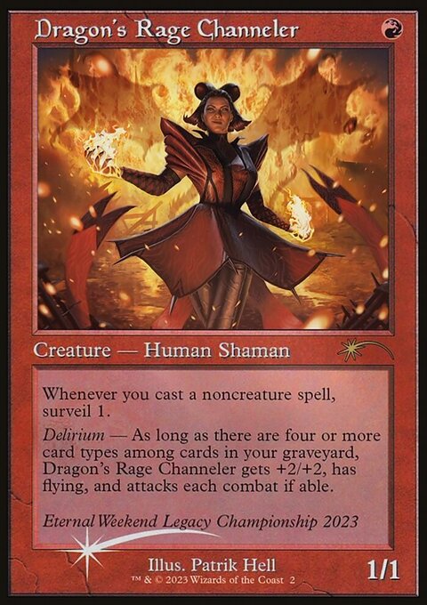 Dragon's Rage Channeler, Eternal Weekend #2023b, Magic: The Gathering card