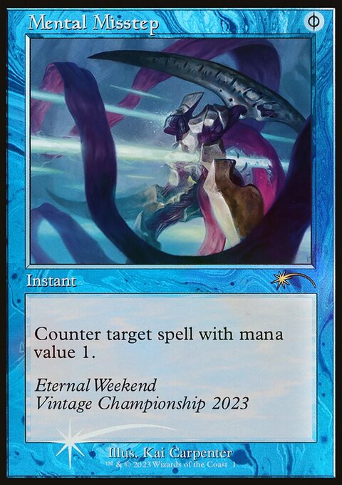 Mental Misstep, Eternal Weekend #2023a, Magic: The Gathering card