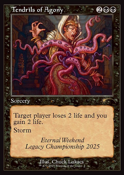 Tendrils of Agony, Eternal Weekend #2025a, Magic: The Gathering card