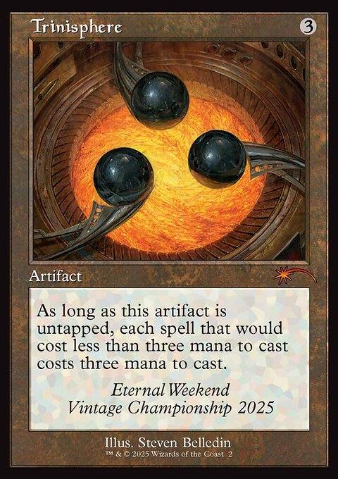 Trinisphere, Eternal Weekend #2025b, Magic: The Gathering card