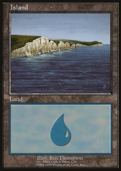 Island, European Land Program #12, Magic: The Gathering card