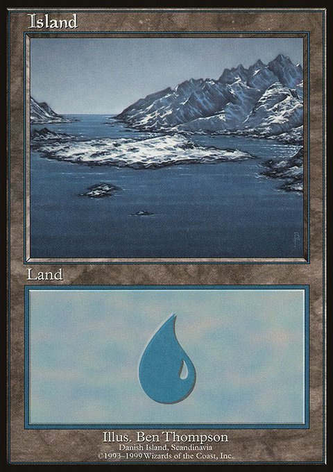 Island, European Land Program #2, Magic: The Gathering card