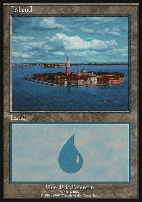 Island, European Land Program #7, Magic: The Gathering card