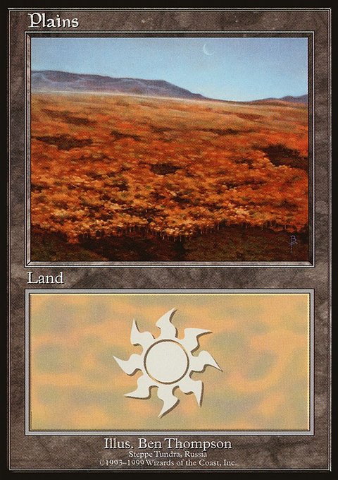 Plains, European Land Program #14, Magic: The Gathering card