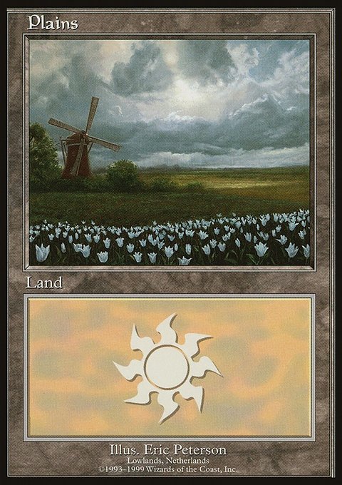 Plains, European Land Program #9, Magic: The Gathering card