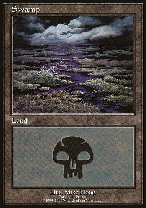 Swamp, European Land Program #15, Magic: The Gathering card