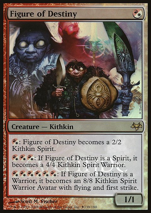 Figure of Destiny, Eventide Promos #139★, Magic: The Gathering card