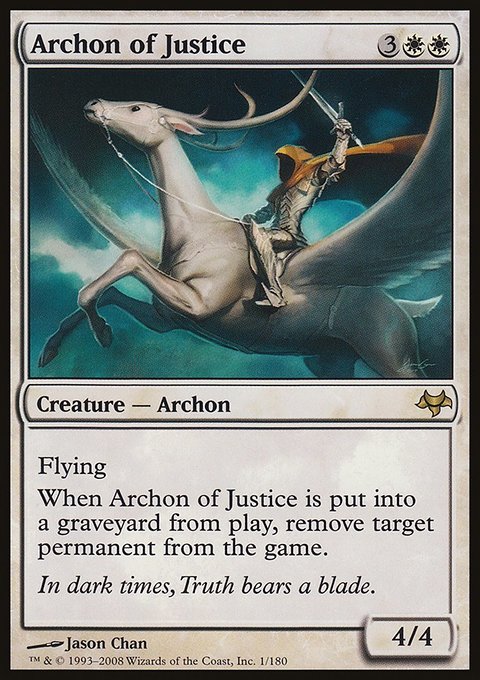 Archon of Justice, Eventide #1, Magic: The Gathering card