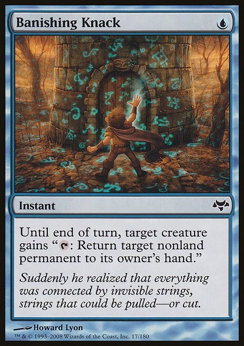 Banishing Knack, Eventide #17, Magic: The Gathering card