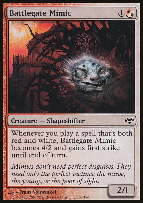 Battlegate Mimic, Eventide #133, Magic: The Gathering card