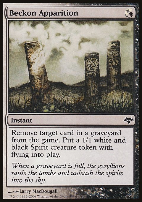 Beckon Apparition, Eventide #82, Magic: The Gathering card