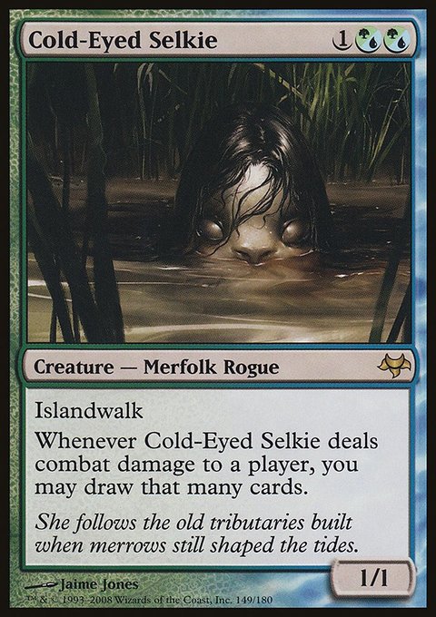 Cold-Eyed Selkie, Eventide #149, Magic: The Gathering card