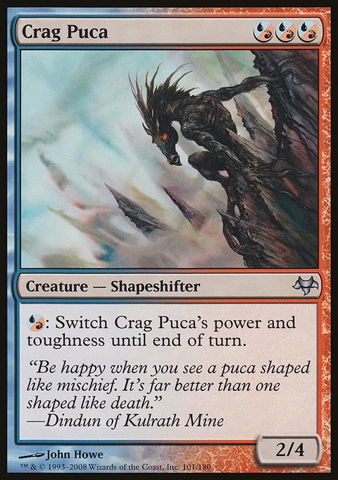 Crag Puca, Eventide #101, Magic: The Gathering card