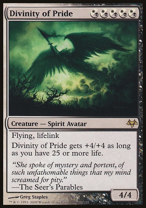Divinity of Pride, Eventide #86, Magic: The Gathering card